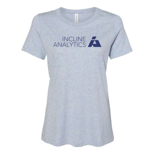 Incline Analytics - Women's Relaxed Fit Heather CVC Tee v2
