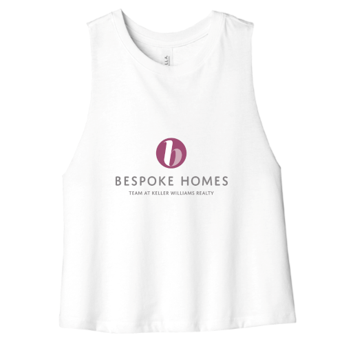 BespokeHomes - BELLA+CANVAS Women's Racerback Cropped Tank