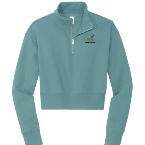 United4Children - District Women's V.I.T. Fleece 1/2-Zip v1