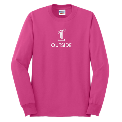 OneDegreeOutside - JERZEES Heavyweight Blend 50/50 Cotton/Poly Long Sleeve T-Shirt