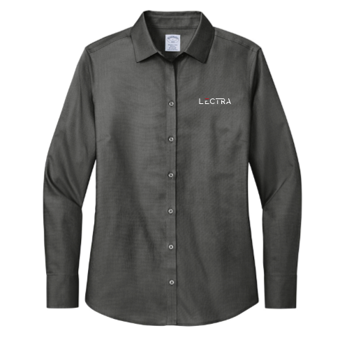Lectra - Brooks Brothers - Women's Wrinkle-Free Stretch Nailhead Shirt - Black