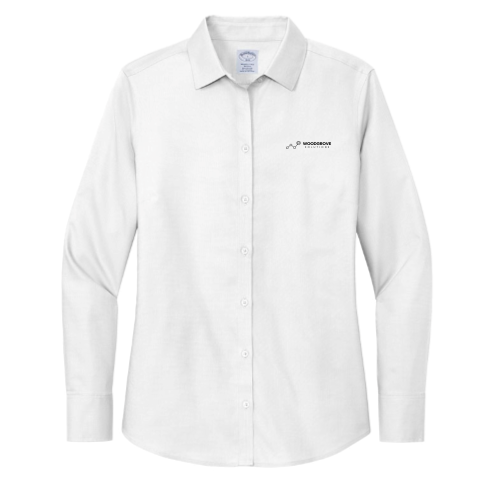 WoodgroveSolutions - Brooks Brothers Women's Wrinkle-Free Stretch Nailhead Shirt BB18003