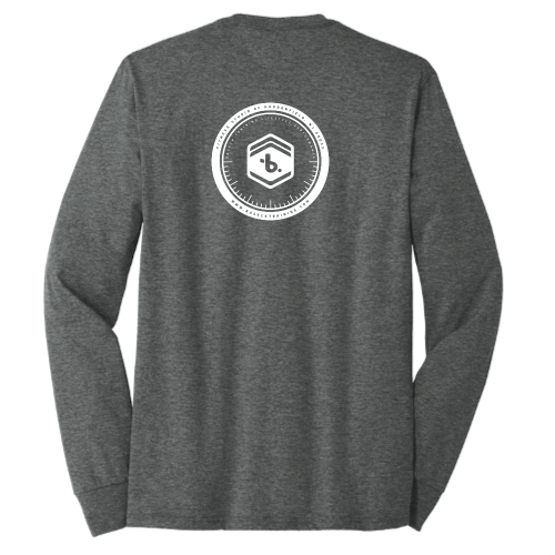 BaseckTraining - District Made Mens Perfect Tri Long Sleeve Crew Tee