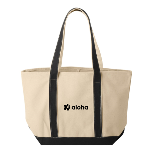 GetAloha - 16 Ounce Cotton Canvas Tote