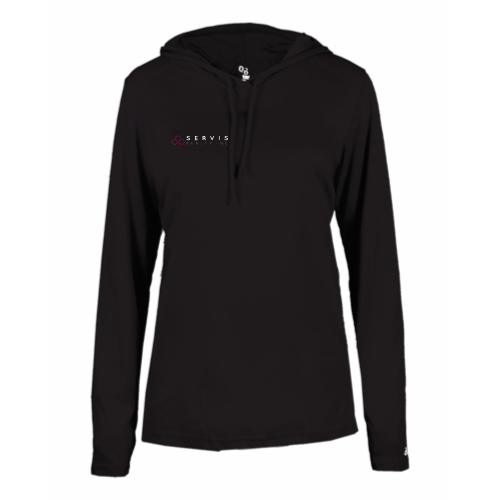 ServisRealty - B-Core L/S Women's Hood Tee