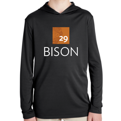 29Bison Youth Zone Performance Hooded T-Shirt