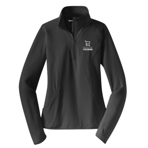 EasternIllinoisFoodbank - Sport-Tek Ladies Sport-Wick Stretch 1/2-Zip Pullover v1