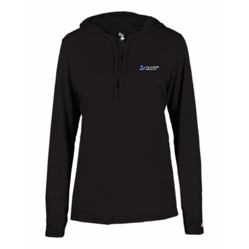 PlayersHealth - B-Core L/S Women's Hood Tee