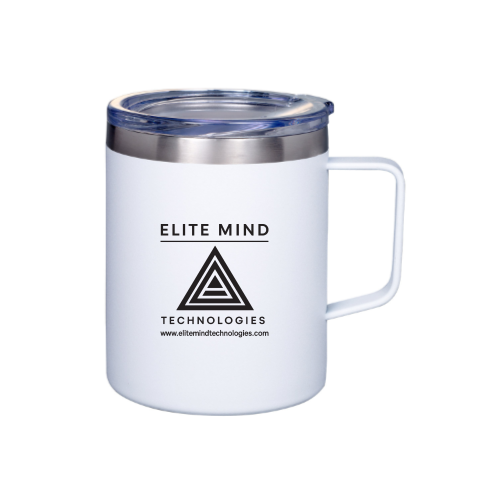 Elite Mind Technologies - Prime Line 12oz Vacuum Insulated Stainless Steel Coffee Mug