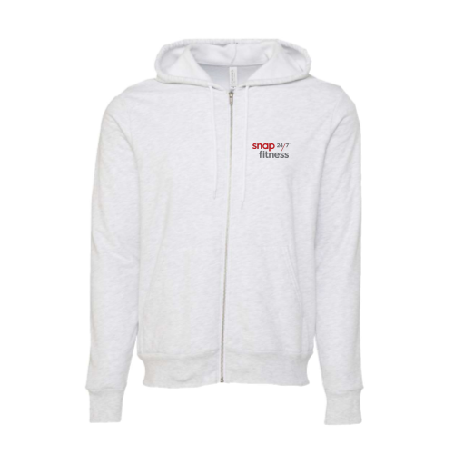 SnapFitness - Unisex Sponge Fleece Full-Zip Hooded Sweatshirt