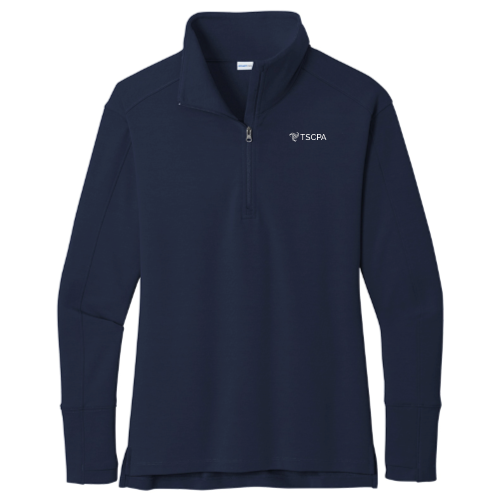 TSCPA - Sport-Tek Ladies Sport-Wick Flex Fleece 1/4-Zip - v2