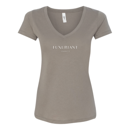 LuxuriantRealty - Next Level Womens V-Neck