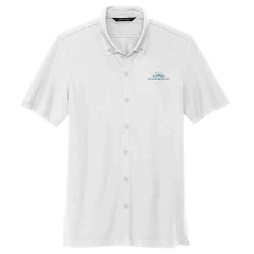 Rocky Mountain Tiny Homes - Mercer+Mettle Men's Full-Button Polo v3