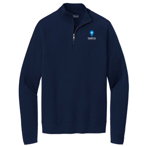 FourKitesInnovationPartner - Brooks Brothers Cotton Stretch 1/4-Zip Sweater
