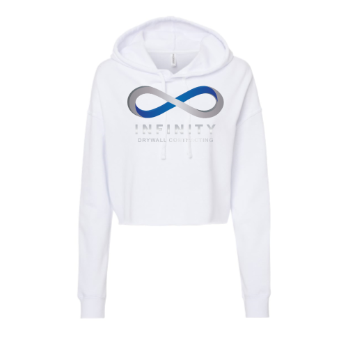 Infinity Drywall Contracting - Independent Trading - Women's Crop Hoodie