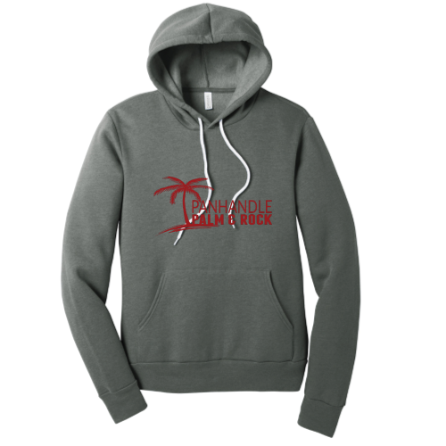 Panhandle Palm & Rock - Unisex Poly/Cotton Hooded Pullover Sweatshirt