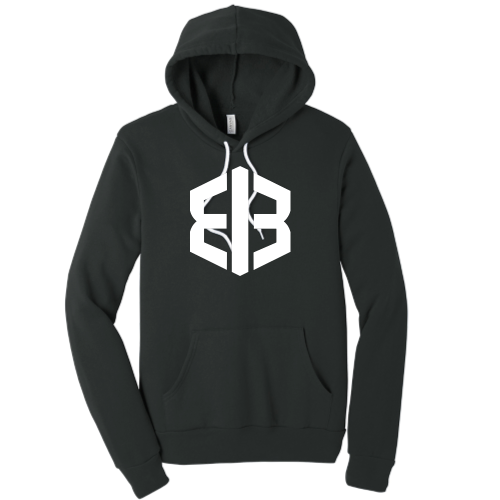 EntreBrand - Unisex Poly/Cotton Hooded Pullover Sweatshirt