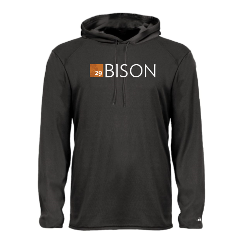 29Bison B-Core Mens Long Sleeve Hooded T-Shirt