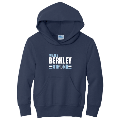 SBES - Port & Company Youth Pullover Hooded Sweatshirt (We Are Berkley Strong)
