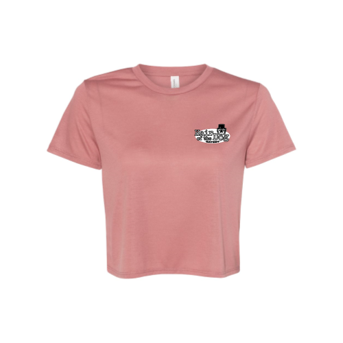 HairoftheDog Ladies Flowy Cropped T-Shirt upd
