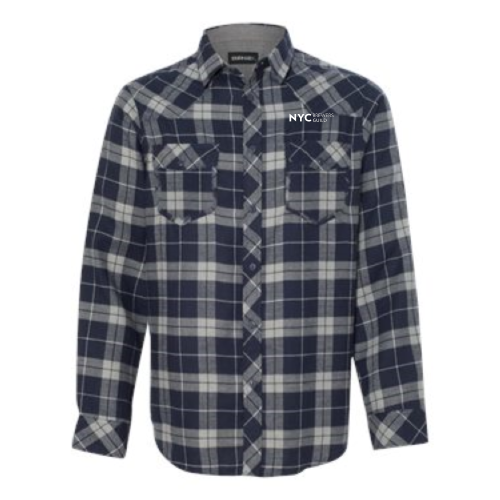 NYC Brewers Guild - Yarn-Dyed Long Sleeve Flannel Shirt