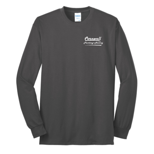 Cornwall Plumbing & Heating - Port & Company Tall Long Sleeve 50/50 Cotton/Poly T-Shirt