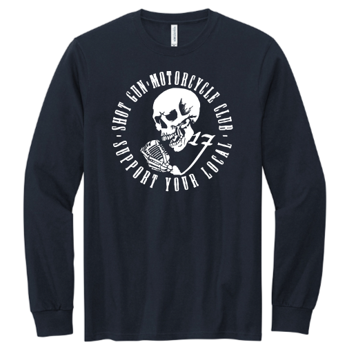 ShotGunLawEnforcementMC - Volunteer Knitwear Chore Long Sleeve Tee USA-Made V3 "Support Your Local"