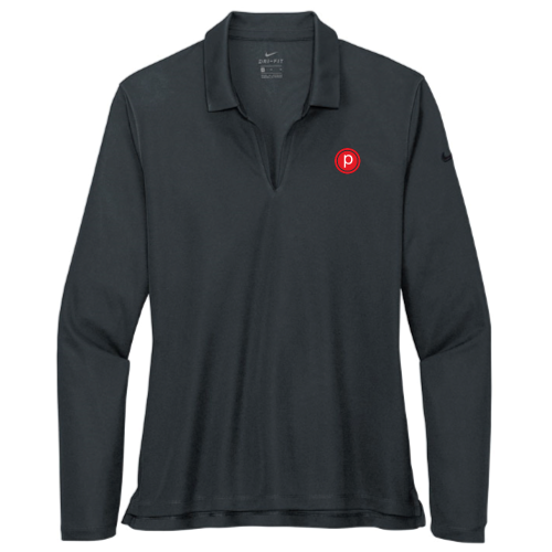 PureBarreLA - Nike - Ladies Dri-FIT Long Sleeve Polo