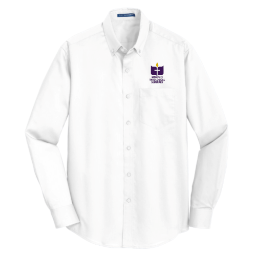 MemphisSeminaryTeamStore - Port Authority SuperPro Twill Shirt v1