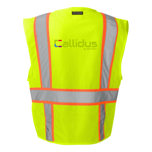 Callidus Electric Green High Vis Safety Vest