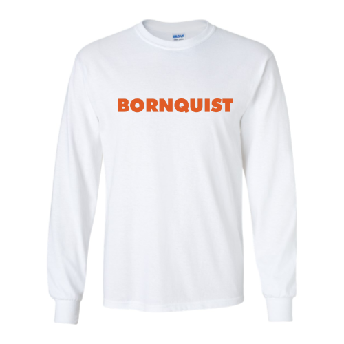Bornquist - Unisex Cotton Long Sleeve : Gildan - Written Logo