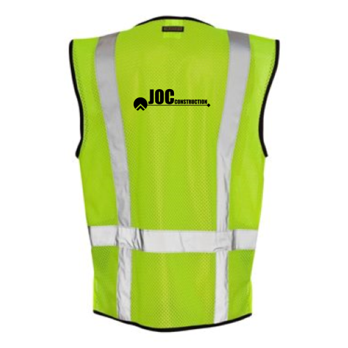 JOCConstruction - Class 2 Black Bottom Vest