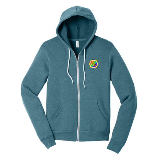 EqualityAzerothGaming - Unisex Sponge Fleece Full-Zip Hooded Sweatshirt