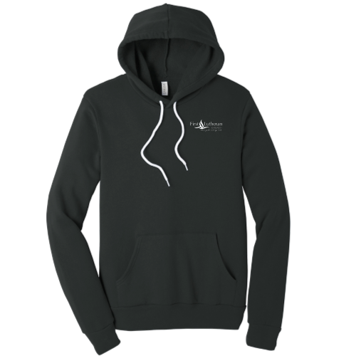 FirstLutheranChurch - Unisex Poly/Cotton Hooded Pullover Sweatshirt