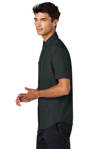 Deep Black Triangle Print