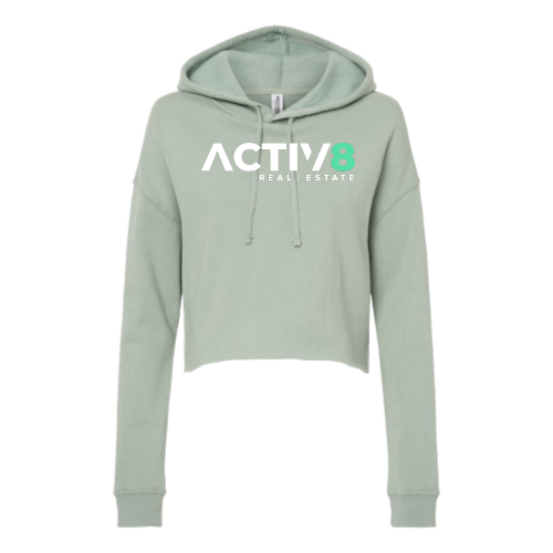ACTIV8RealEstate - Independent Trading - Women's Crop Hoodie