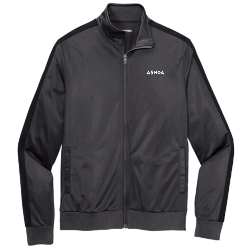 Asnoa - Sport-Tek Tricot Sleeve Stripe Track Jacket