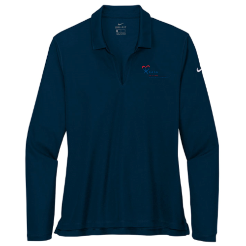 SeventhCircuit Nike - Ladies Dri-FIT Long Sleeve Polo