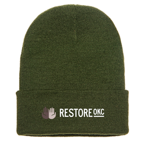 RestoreOKC - Cuffed Knit Beanie