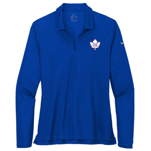 Eason Nike Ladies Dri-FIT Long Sleeve Polo