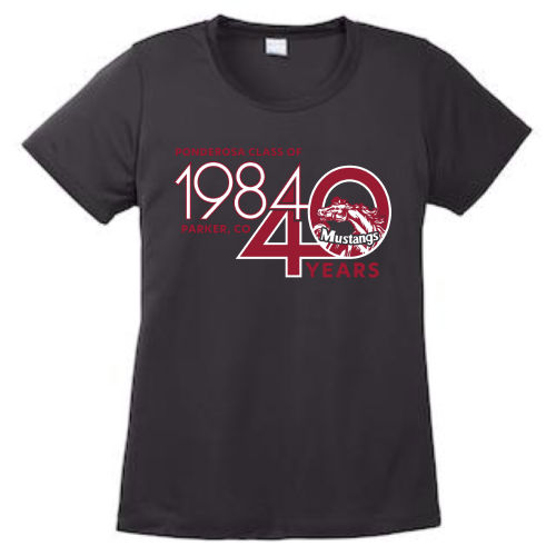 Ponderosa HS 1984 Ladies Sport Tek Competitor Tee