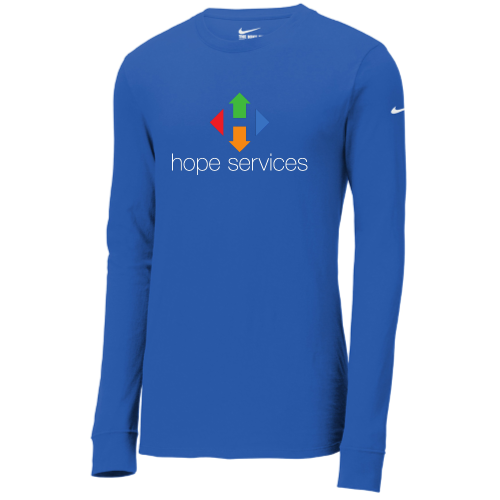 HopeServices - Nike Dri-FIT Cotton/Poly Long Sleeve Tee