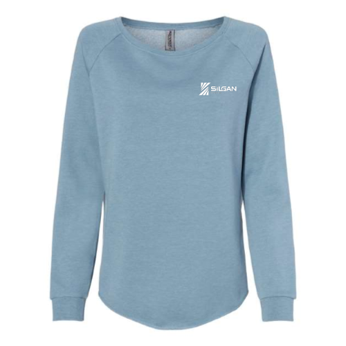 SilganPlastics - Independent Trading Women's California Wave Wash Crewneck Sweatshirt