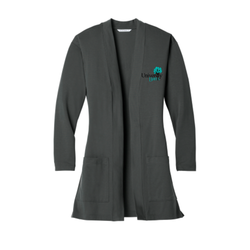University Bank Ladies Long Pocket Cardigan