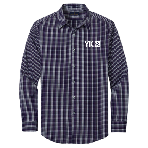 YK - Brooks Brothers - Men's Tech Stretch Pattern Shirt