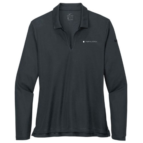 FrancisDental - Nike - Ladies Dri-FIT Long Sleeve Polo