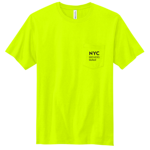 NYC Brewers Guild - Volunteer Knitwear All-American Pocket Tee USA-Made