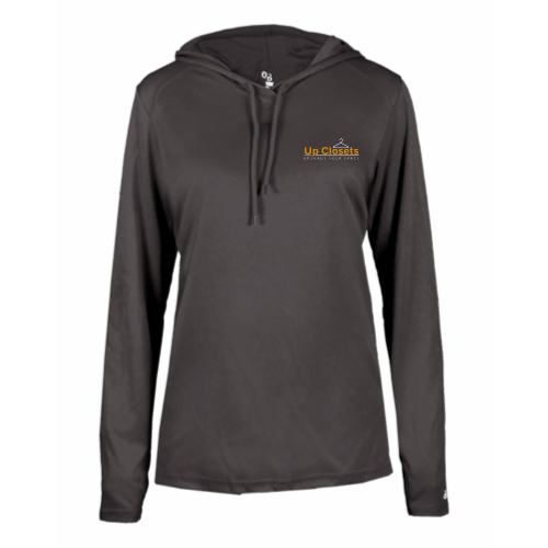 UpClosets - B-Core L/S Women's Hood Tee