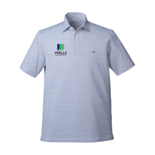 wellsInsurance - Vineyard Vines Men's Heathered Winstead Sankaty Polo