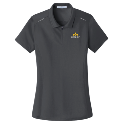 NorthSight Recovery - Port Authority Ladies Pinpoint Mesh Zip Polo